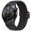 ALLY 22MM Gear S3 Watch 4 -Gt2 GT2E 46MM Japon Tokalı Elastik Kayış Kordon-(5775)