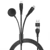 Ally 2x Type-c 100W-27W + Apple Watch İçin Type-c Şarj Kablosu-(5775)