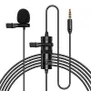 ALLY 3.5MM Universal Lavalier Kablolu Yaka Mikrofonu 6 Metre-(5775)
