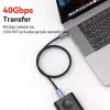 ALLY 40Gbps 240W Type-C 8K Görüntü ve Hızlı Data Şarj Kablosu-(5775)