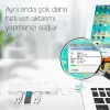ALLY  ADS-301C 5 in 1 Type C Dönüştürücü 4 Usb Portlu Adaptör Hub Çoklayıcı-(5775)