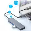 Ally ADS-309A 4in1 USB to USB + Type-C Hub Adaptör Çevirici Dönüştürücü Çoğaltıcı-(5775)