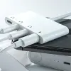 ALLY Andriod Usb Type C 4in1 Otg Ses Adaptörü Çift DC 3.5MM Jack-(5775)