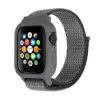 Ally Apple Watch 6-SE-5-4 44mm / 3-2-1 42mm Kayış Kordon Kılıf Silikon-(5775)