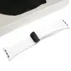 Ally Apple Watch 7-8 41mm 6-5-4 40mm Manyetik Uçlu Silikon Kayış Kordon 3-2-1 38mm-(5775)
