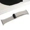 Ally Apple Watch 7-8 41mm 6-5-4 40mm Manyetik Uçlu Silikon Kayış Kordon 3-2-1 38mm-(5775)