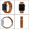 Ally Apple Watch 7-8 41mm 6-5-4 40mm Single Coil Deri Kayış Kordon 3-2-1 38mm-(5775)