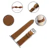 Ally Apple Watch 7-8 41mm 6-5-4 40mm Single Coil Deri Kayış Kordon 3-2-1 38mm-(5775)