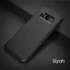 Ally Galaxy S8 Plus Litchi Tam Koruma Soft Silikon Kılıf-(5775)