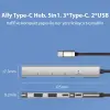 Ally HB01 5In1 Type C Dönüştürücü  Adaptör Hub Çoklayıcı-(5775)