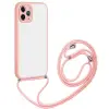 ALLY iPhone 11 Pro Max 6.7 Askılı Koruyucu Silikon Kılıf-(5775)