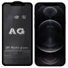 ALLY iPhone 12 -12 Pro 6.1inç Full Glue Matte Tempered Cam  Ekran Koruyucu-(5775)
