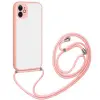 ALLY iPhone 12 6.1 Askılı Koruyucu Silikon Kılıf-(5775)