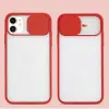 Ally İPhone 12 Mini 5.4 Kamera koruyucu Sürgülü Şeffaf Kılıf-(5775)