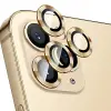 ALLY İphone 12 Pro Max 3D Metal Çerçeveli Kamera Lens Koruyucu-(5775)