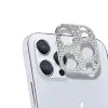 ALLY İPhone 12 Pro Max Kamera Koruyucu Lens Diamond Taş İşlemeli-(5775)