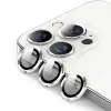 ALLY İPhone 13 Pro -13 Pro Max 3D Metal Çerçeveli Kamera Lens Koruyucu-(5775)