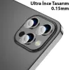 ALLY İPhone 13 Pro-13 Pro Max Tempered Glass Cam Kamera Koruyucu-(5775)