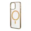 Ally iPhone 13 Pro 6.1inç Magsafe Uyumlu Renkli Kenar Silikon Kılıf-(5775)