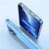 Ally iPhone 13 Pro Max 6.7inch Frosted Glass Şeffaf Kamera Korumalı Kılıf-(5775)