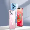 ALLY iPhone 13 Pro Max Magsafe Uyumlu Manyetik Kılıf Silikon Kılıf-(5775)