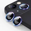 ALLY iPhone 14-14 Plus 3D Metal Çerçeveli Kamera Lens Koruyucu-(5775)