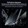 Ally iPhone 15 Plus Privacy Hayalet Full Koruma Tempered Cam Ekran Koruyucu-(5775)
