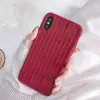 Ally iPhone XS İPhone X Trunk Lines ince Soft Silikon Kılıf-(5775)