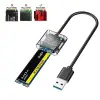 ALLY M.2 Sata USB 3.0 Gen1 SSD Harddisk Kutusu  M.2 NGFF- JMS578-(5775)