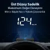 ALLY M3 HUD OBD2 Head-Up Display Dijital Hız Göstergesi E-OBD ve GPS Destekli OBD Arayüzlü - Alarmlı Ön Cam Ekran Projektör-(5775)