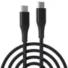 ALLY PD 100W 5A Hızlı Şarj Usb Type-C Kablo 1Metre Kevlar Kablo-(5775)
