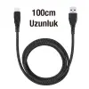 ALLY QC3.0 USB To Type-c Hızlı Şarj Kablosu-(5775)