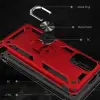 Ally Sm Galaxy S20 Ultra Yüzüklü Kılıf Armor Shockproof Ring kılıf-(5775)