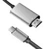 Ally Type-C to HDMİ 4K 60Hz Çevirici Görüntü Kablosu 1.8M - HDTV Projektör-(5775)