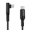 ALLY Type-C to İPhone 20w Lightning Hızlı Şarj Kablosu Oyuncu 90 Derece Kablo-(5775)