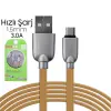 Ally Usb Type-C  Zinc Alloy Dayanıklı 3.0a 1.5mm Usb Kablo-(5775)