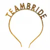 Altın Renk Team Bride Taç – Gelin ve Nedime Tacı