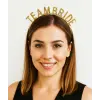 Altın Renk Team Bride Taç – Gelin ve Nedime Tacı