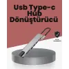 Alüminyum Gövdeli Type‑C HDMI & Ethernet Adaptör – Tak & Çalıştır