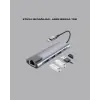Alüminyum Gövdeli Type‑C HDMI & Ethernet Adaptör – Tak & Çalıştır