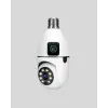 Ampul Tipi WiFi Kamera 2MP Lensli Full HD Görüntü ve Akıllı Hareket Algılama
