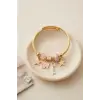 Anahtar ve Fil Model Pembe Charmlı Bileklik