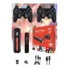 Android TV uyumlu retro oyun konsolu 2 kollu Bluetooth destekli çok renkli - Elektronik