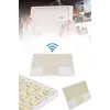 Android ve İOS Uyumlu Bluetooth Klavye Touchpad Slim Kablosuz Wifi Q Klavye