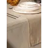 Antique Jasmine Bej Keten Masa Örtüsü