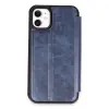 Apple İphone 11 Kılıf Flip Cover - Lacivert