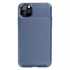 Apple İphone 11 Pro Kılıf Auto Focus Karbon Kapak - Lacivert
