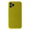 Apple İphone 11 Pro Kılıf Pp Ultra İnce Kapak - Sarı
