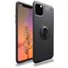Apple İphone 11 Pro Kılıf Range Yüzüklü Silikon - Siyah