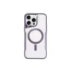 Apple İphone 11 Pro Max Kılıf Boyi Magsafe Silikon Kapak - Derin Mor